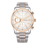 Aries Gold Champion 7020 G 7020 SRG-SRG Men Silver Dial Chronograph VR33 42mm Silver Stainless Steel Strap