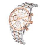 Aries Gold Champion 7020 G 7020 SRG-SRG Men Silver Dial Chronograph VR33 42mm Silver Stainless Steel Strap