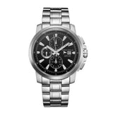 ARIES GOLD INSPIRE CONTENDER SILVER STAINLESS STEEL G 7301 S-BLACK MEN'S WATCH