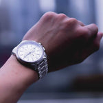 ARIES GOLD INSPIRE CONTENDER SILVER STAINLESS STEEL G 7301 S-SILVER MEN'S WATCH - H2 Hub Watches