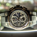 ARIES GOLD KING TWO-TONE STAINLESS STEEL G 7311 BKRG-BKRG HI-TECH BLACK SYNTHETIC STRAP MEN'S WATCH - H2 Hub Watches