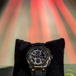 ARIES GOLD KING TWO-TONE STAINLESS STEEL G 7311 BKRG-BKRG HI-TECH BLACK SYNTHETIC STRAP MEN'S WATCH - H2 Hub Watches