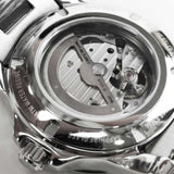 ARIES GOLD AUTOMATIC INFINUM FORZA SILVER STAINLESS STEEL G 9001 S-BU MEN'S WATCH - H2 Hub Watches