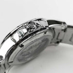 ARIES GOLD AUTOMATIC INFINUM FORZA SILVER STAINLESS STEEL G 9001 S-BU MEN'S WATCH - H2 Hub Watches