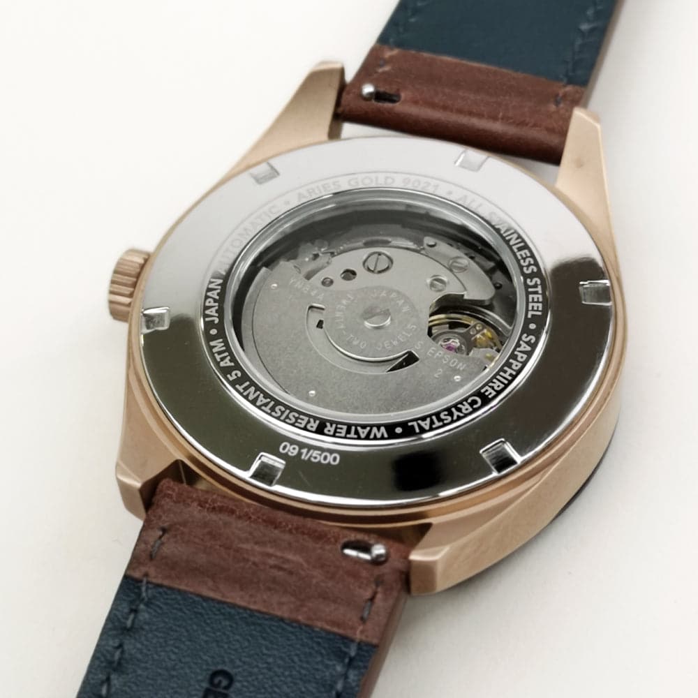 ARIES GOLD LIMITED EDITION ROADSTER G 9021 RGBK-BR MEN'S WATCH - H2 Hub Watches