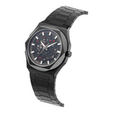 Aries Gold Voltamic Black Stainless Steel Strap Men Watch G 9031 BK-GN