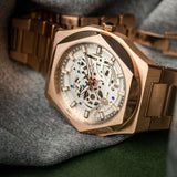 Aries Gold Voltamic Rose Gold Stainless Steel Men Watch G 9031 RG-SRG
