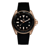 THE REEF AG COLLECTIVE G 9040 RGYM-BKRG BLACK STRAP MEN WATCH