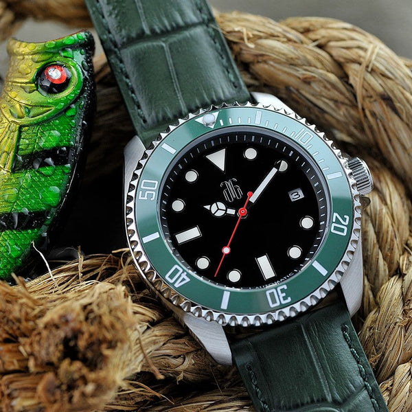 THE GREEN LANTERN 2.0 - AG COLLECTIVE SPECIAL CUSTOM WATCH G 9040 SBK-BK-M2