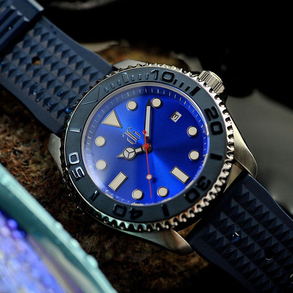 THE BLUE WONDER - AG COLLECTIVE SPECIAL CUSTOM WATCH G 9040 SYM-BU-M1