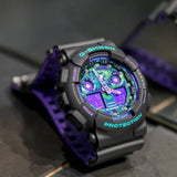 CASIO G-SHOCK GA-100BL-1ADR SPORTS MEN'S WATCH