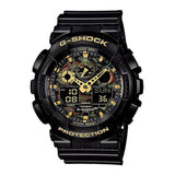 CASIO G-SHOCK GA-100CF-1A9DR-P DIGITAL BLACK RESIN MEN WATCH