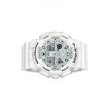 CASIO G-SHOCK GA-100MW-7ADR DIGITAL QUARTZ WHITE RESIN MEN'S WATCH