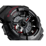 CASIO G-SHOCK GA-110-1ADR-P DIGITAL QUARTZ BLACK RESIN MEN'S WATCH