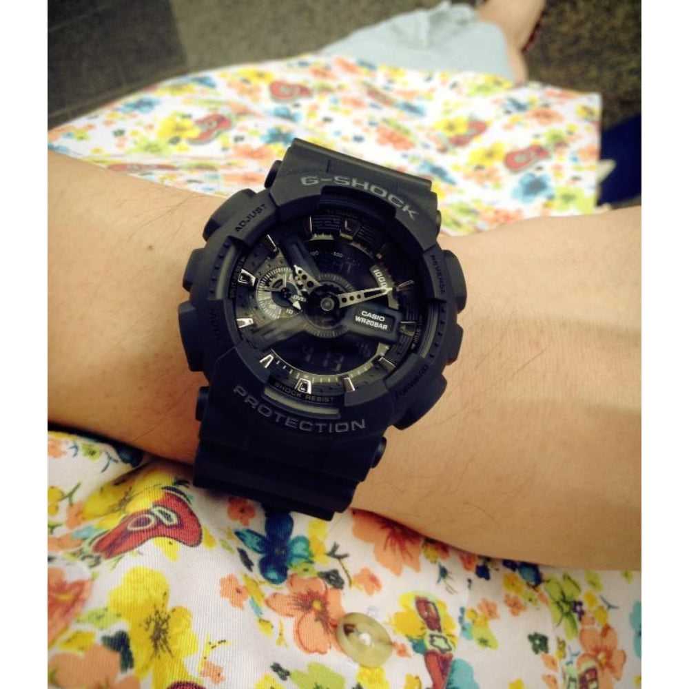 CASIO G-SHOCK GA-110-1BDR DIGITAL QUARTZ BLACK RESIN UNISEX'S WATCH - H2 Hub Watches