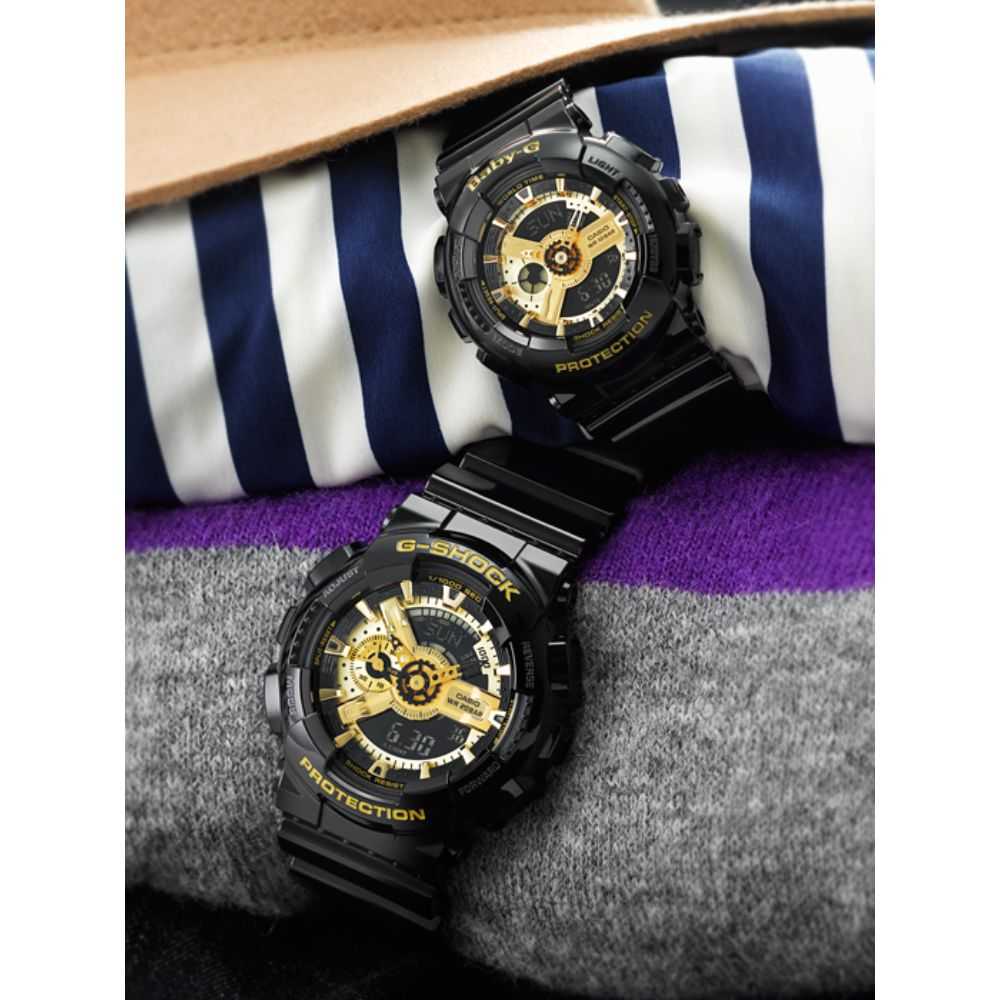CASIO G-SHOCK GA-110GB-1ADR DIGITAL QUARTZ BLACK RESIN MEN'S WATCH - H2 Hub Watches