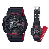 CASIO G-SHOCK GA-110HR-1ACR DIGITAL QUARTZ BLACK RESIN MEN'S WATCH