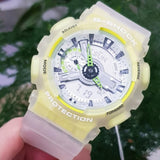 CASIO G-SHOCK GA-110LS-7ADR WHITE RESIN STRAP UNISEX WATCH