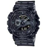 CASIO G-SHOCK GA-110SKE-8ADR BLACK TRANSPARENT RESIN STRAP MEN WATCH