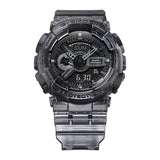 CASIO G-SHOCK GA-110SKE-8ADR BLACK TRANSPARENT RESIN STRAP MEN WATCH