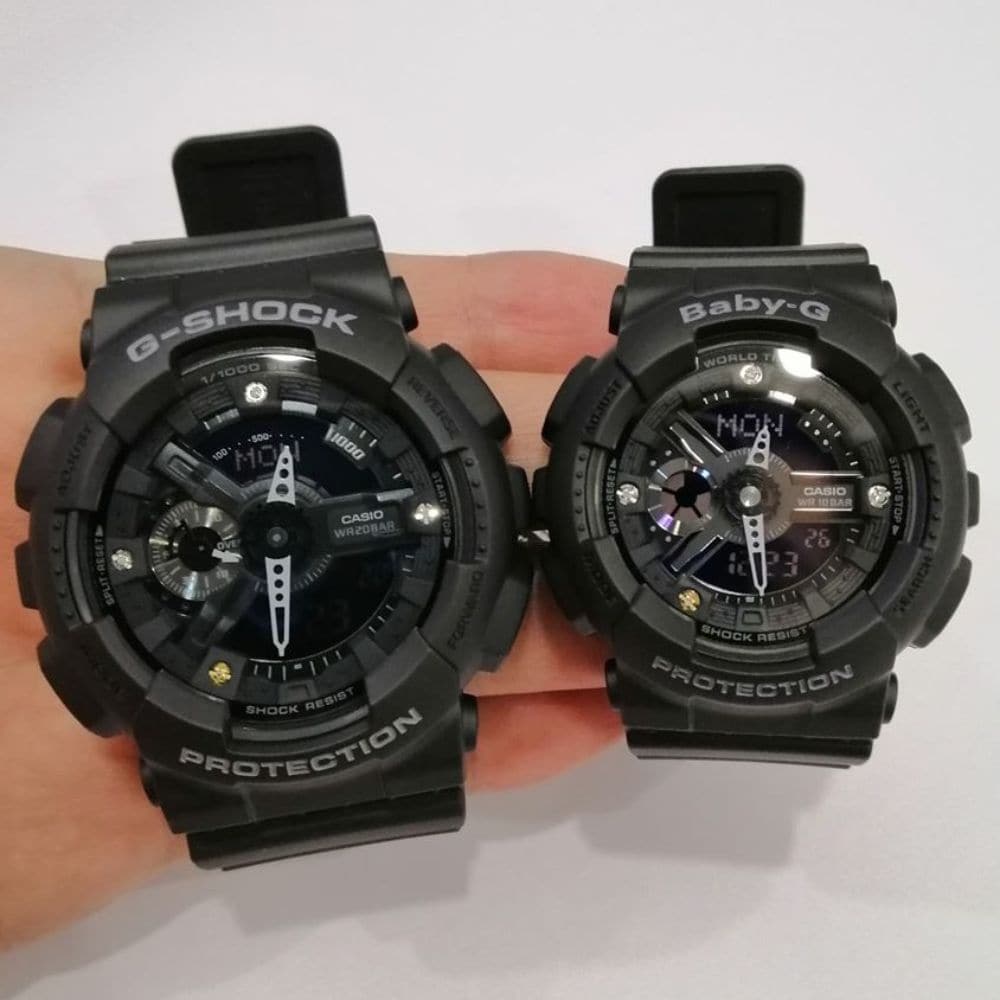 CASIO G-SHOCK & BABY-G ANNIVERSARY LIMITED GA-135DD-1A BA-135DD-1A COUPLE'S WATCH - H2 Hub Watches