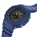 CASIO G-SHOCK GA-2100-2ADR BLUE RESIN STRAP MEN'S WATCH