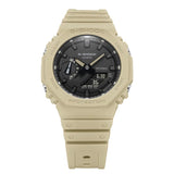 CASIO G-SHOCK GA-2100-5ADR-P ANALOG DIGITAL BEIGE RESIN STRAP MEN'S WATCH
