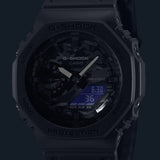 CASIO G-SHOCK GA-2100CA-8ADR-P BLACK RESIN MEN WATCH