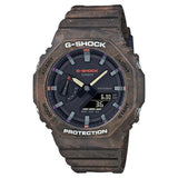Casio G-Shock Brown Resin Strap Men Watch GA-2100FR-5ADR-P