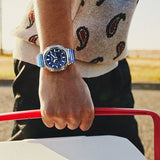 CASIO G-SHOCK GA-2100HC-2ADR-P BLUE RESIN STRAP MEN'S WATCH