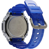 CASIO G-SHOCK GA-2100HC-2ADR BLUE RESIN STRAP MEN'S WATCH