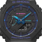CASIO G-SHOCK GA-2100VB-1ADR BLACK RESIN STRAP MEN'S WATCH