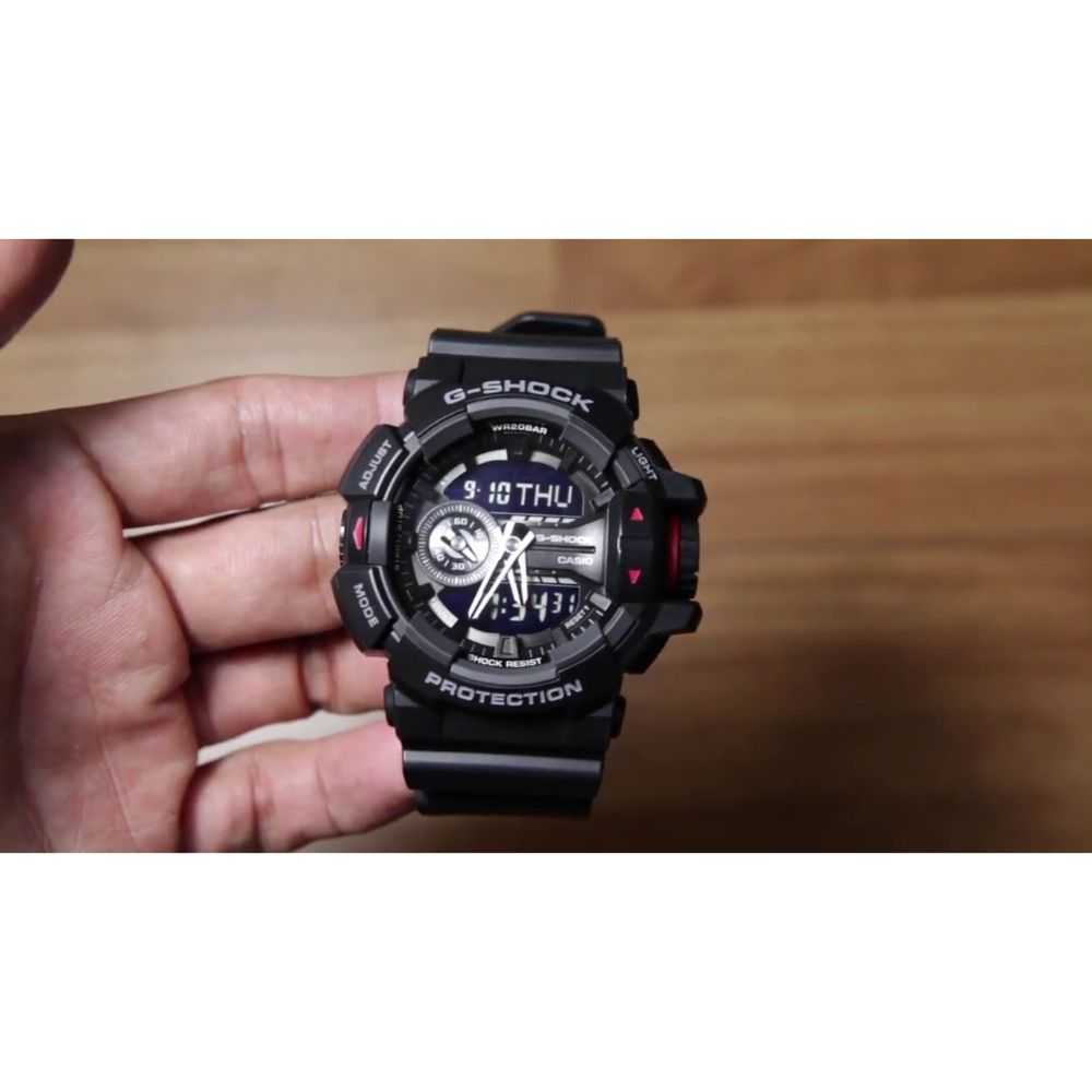 CASIO G-SHOCK GA-400-1BDR DIGITAL QUARTZ BLACK RESIN UNISEX'S WATCH - H2 Hub Watches