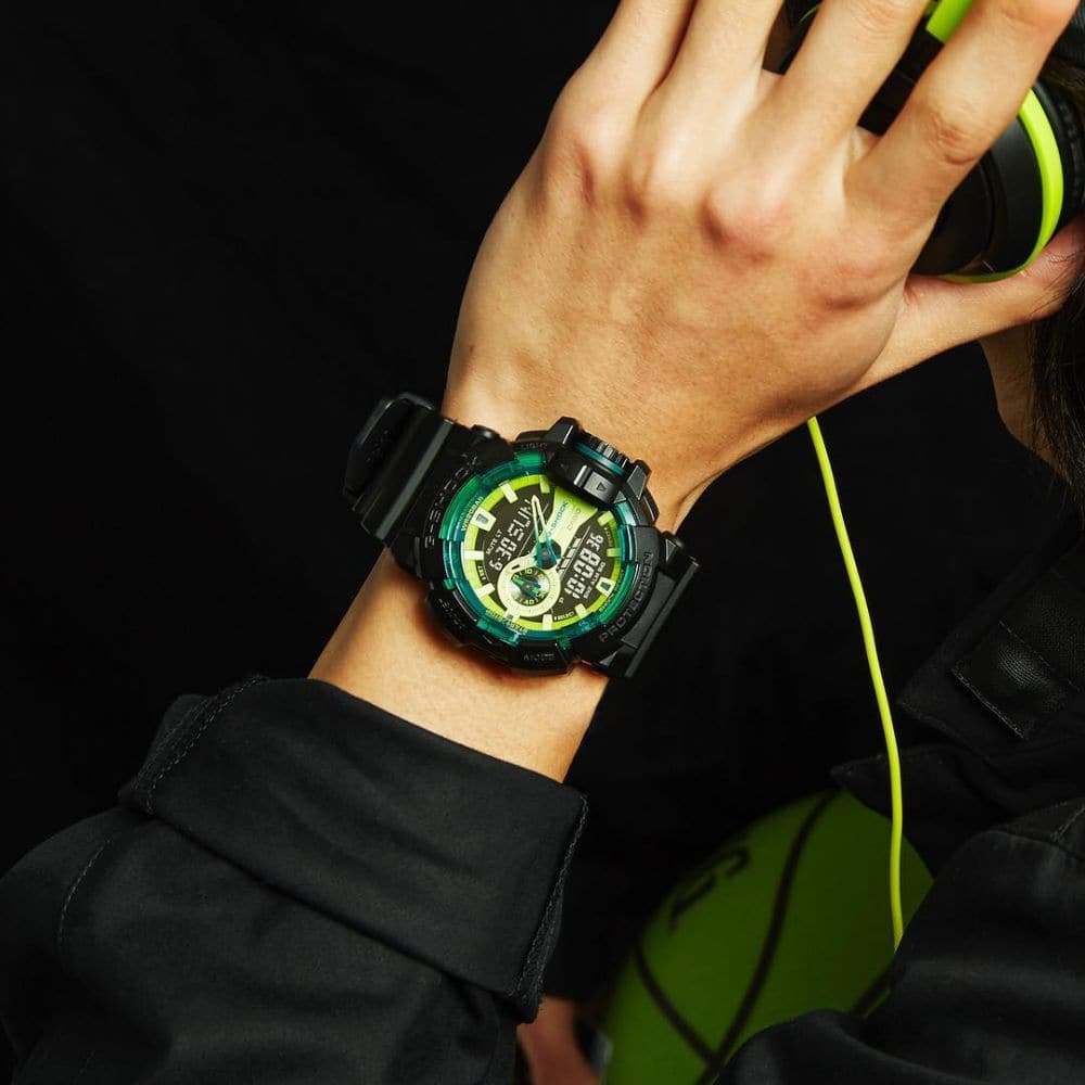 CASIO G-SHOCK GA-400LY-1ACR DIGITAL QUARTZ BLACK RESIN MEN'S WATCH - H2 Hub Watches