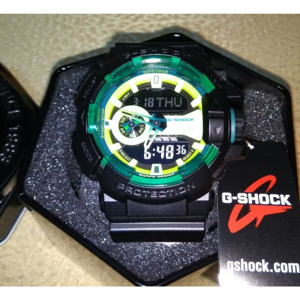 CASIO G-SHOCK GA-400LY-1ACR DIGITAL QUARTZ BLACK RESIN MEN'S WATCH - H2 Hub Watches