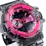 CASIO G-SHOCK GA-400SK-1A4DR TRANSPARENT RESIN STRAP UNISEX WATCH
