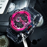 CASIO G-SHOCK GA-400SK-1A4DR TRANSPARENT RESIN STRAP UNISEX WATCH