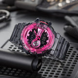 CASIO G-SHOCK GA-400SK-1A4DR TRANSPARENT RESIN STRAP UNISEX WATCH