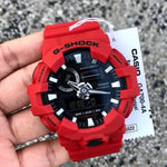 CASIO G-SHOCK GA-700-4ADR DIGITAL QUARTZ RED RESIN MEN'S WATCH - H2 Hub Watches