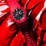 CASIO G-SHOCK GA-800-4ADR-P DIGITAL QUARTZ RED RESIN MEN'S WATCH