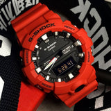CASIO G-SHOCK GA-800-4ADR-P DIGITAL QUARTZ RED RESIN MEN'S WATCH