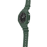 Casio G-Shock Green Resin Strap Men Watch GA-B2100-3ADR-P