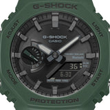 Casio G-Shock Green Resin Strap Men Watch GA-B2100-3ADR-P
