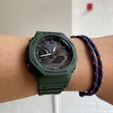 Casio G-Shock Green Resin Strap Men Watch GA-B2100-3ADR-P