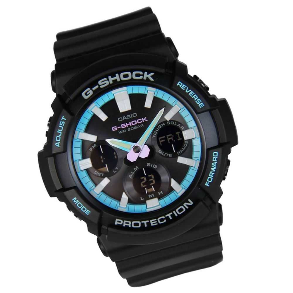 CASIO G-SHOCK GAS-100PC-1ADR DIGITAL QUARTZ BLUE RESIN UNISEX'S WATCH - H2 Hub Watches