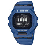 Casio G-Shock Digital Black Dial With Blue Resin Strap Men Watch GBD-200-2DR-P