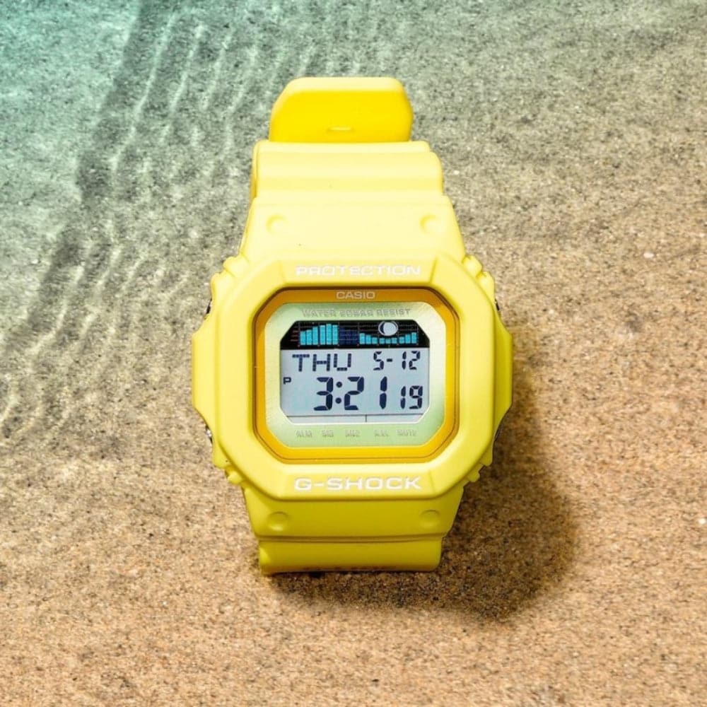 Casio g sales shock yellow strap