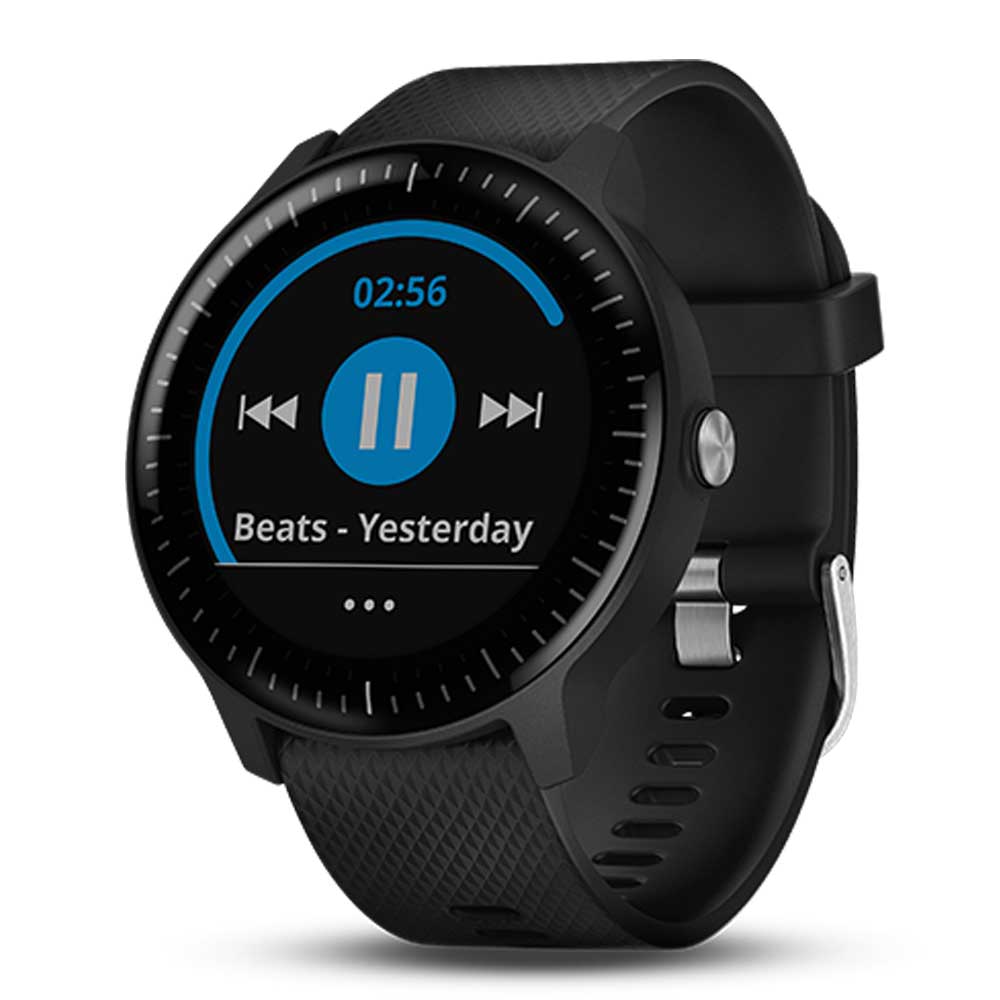 GARMIN VIVOACTIVE 3 MUSIC BLACK & SILVER GM-010-01985-25 SMARTWATCH - H2 Hub Watches