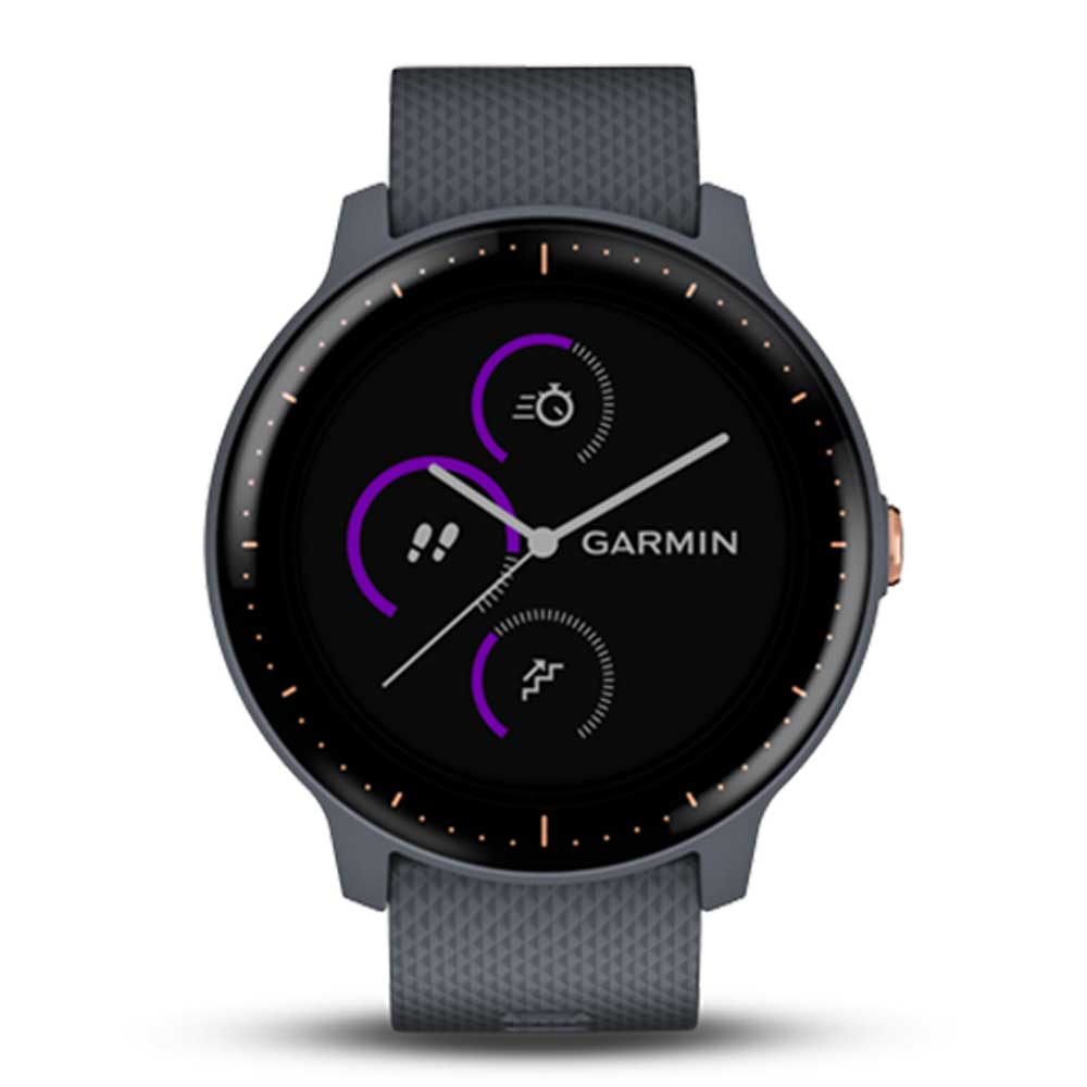 GARMIN VIVOACTIVE 3 MUSIC GRANITE BLUE GM-010-01985-45 SMARTWATCH - H2 Hub Watches