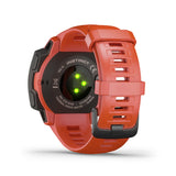 Garmin Instinct Flame GM-010-02064-34 Digital Red Silicone Unisex SMARTWATCH